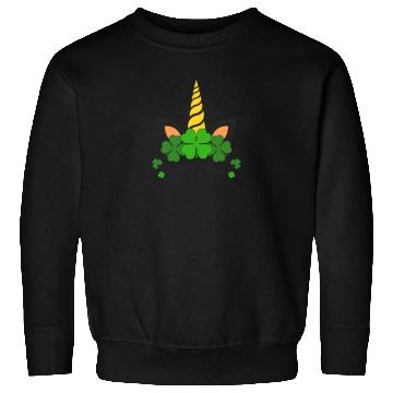 Discover Lucky Unicorn, Magical St Patricks day, St Paddy C Sweatshirts