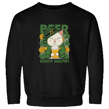 Discover Beer Right Meow Sweatshirts