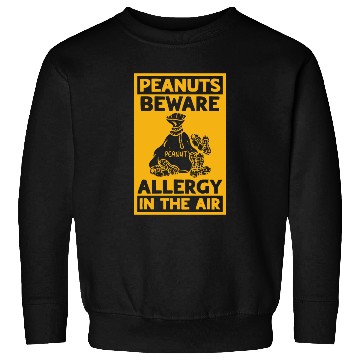 Discover Peanuts Beware Allergy In The Air Peanut Allergic Sweatshirts
