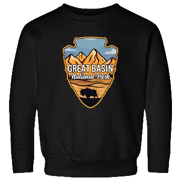 Discover Great Basin US National Park Arrowhead Buffalo Sweatshirts