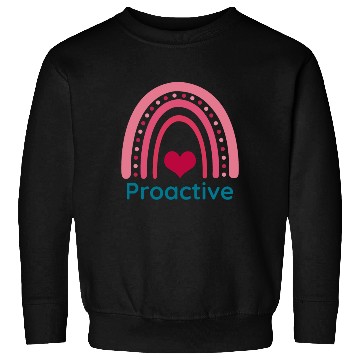 Discover Proactive Viva Magenta Boho Rainbow Sweatshirts