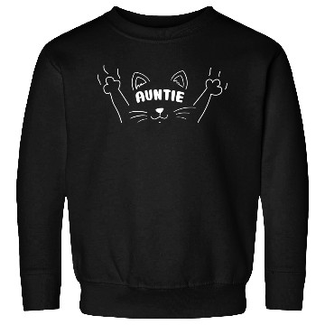 Discover Auntie Cat Aunt Kitten Lover Sweatshirts