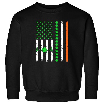 Discover Irish American Flag Ireland St Patrick s Day Lucky Sweatshirts