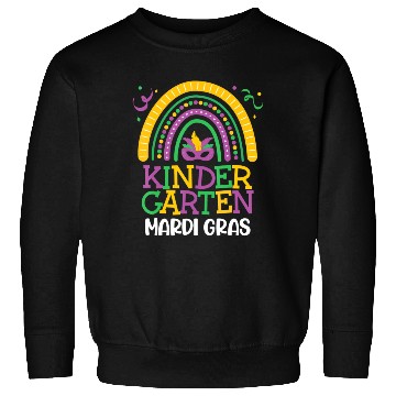 Discover Cute Boho Rainbow Mardi Gras Kindergarten Teacher Sweatshirts
