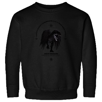 Discover Black dinosaur wings Sweatshirts