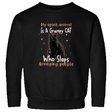 Discover My Spirit animal Is A Grumpy Cat Sweatshirts