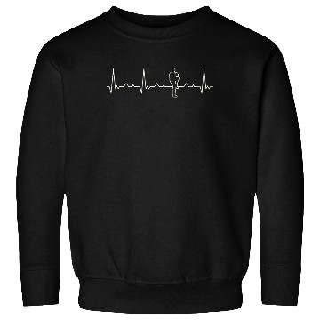 Discover Baseball Pitcher Throw Player. Heart. Love. EKG. Sweatshirts