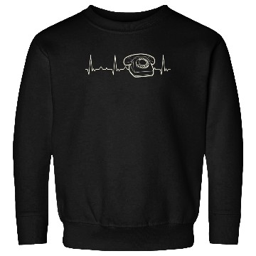 Discover Phone Telephone Classic. Heart. Love. EKG. Pulse. Sweatshirts