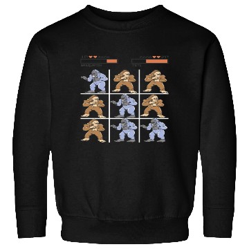 Discover Tic Tac Toe Sasquatch vs. Yeti Sweatshirts
