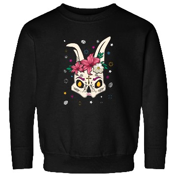 Discover El Dia De Los Muertos Happy Easter Sunday Bunny Sweatshirts