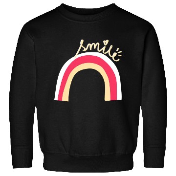 Discover Rainbow, Smile, Positive Quote Sweatshirts