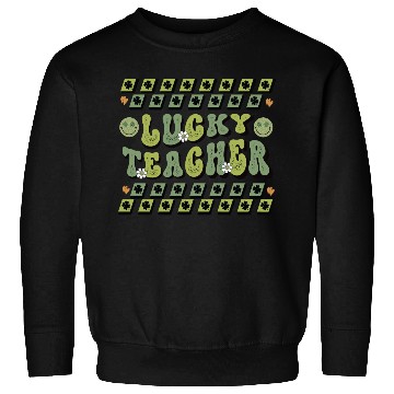 Discover Lucky Teacher Saint Paddys St Patricks Day | Cool Sweatshirts