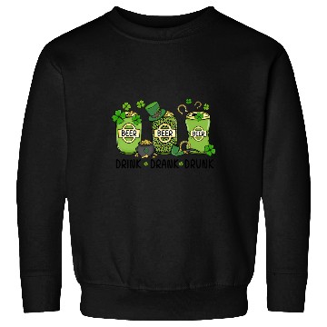 Discover Funny St Patricks Day Drink Sweatshirts