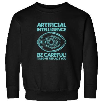 Discover AI Machine Learning Computer Geek Technology Robot Sweatshirts