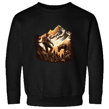 Discover walking in mountains Sweatshirts