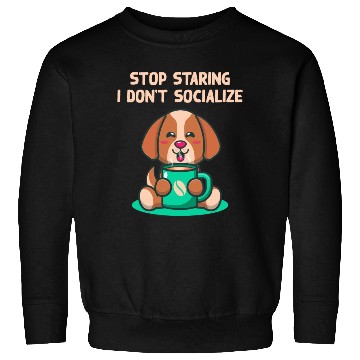 Discover Stop Staring I Dont Socialize Nerd Introvert Weird Sweatshirts