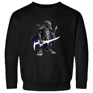 Discover dragon holding a mystical sword Sweatshirts