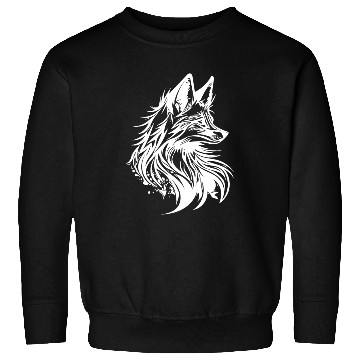 Discover Little Cunning Fox Portrait Tattoo Ink Sweatshirts