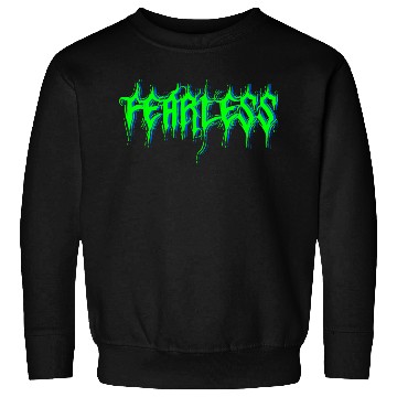 Discover FEARLESS Logo Art Green Sweatshirts