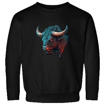 Discover bull angry 4 Sweatshirts