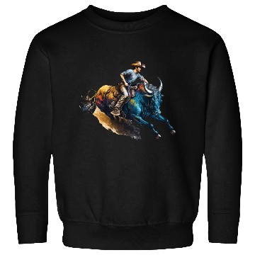 Discover bull cowboy 3 Sweatshirts