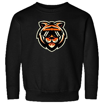 Discover Cool Bengal Tiger with Sunglasses Sweatshirts