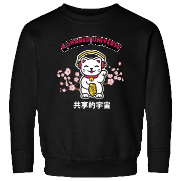 Discover A Shared Universe Lucky Cat Sweatshirts