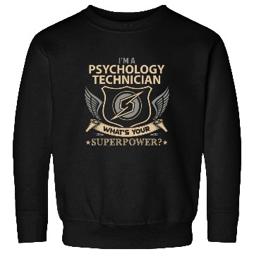 Discover Psychology Technician Sweatshirts - Superpower Job Gif