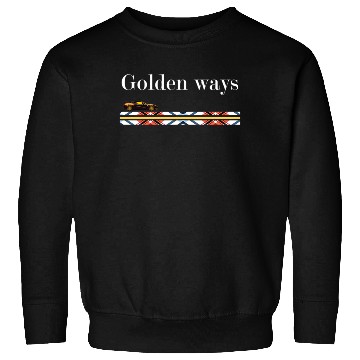 Discover bitcoin golden ways white jacquard pattern chic Sweatshirts