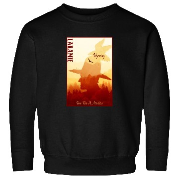 Discover Laramie Wyoming wild west town Sweatshirts