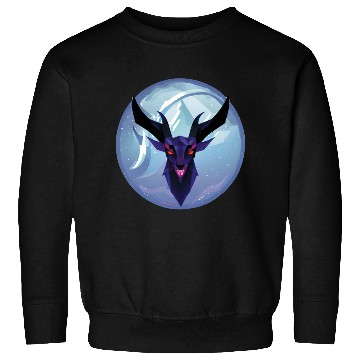 Discover Gothic Deer Goat Red Eyes Sweatshirts