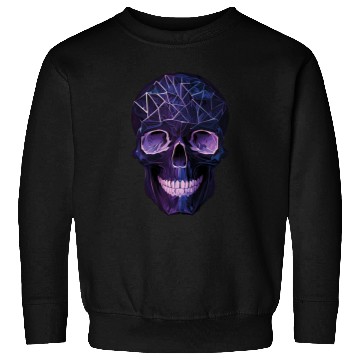 Discover Purple Violet Geometric Design Skull Sweatshirts