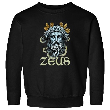 Discover Greek God Zeus Greece Ancient Mythology Sweatshirts