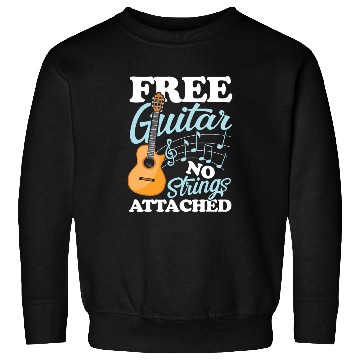 Discover Guitar No Strings Attached Sweatshirts
