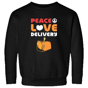 Discover Peace Love Deliver Postal Worker Mailman Postman Sweatshirts