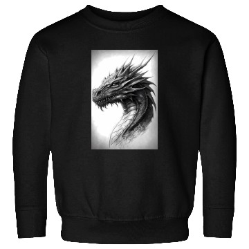 Discover Realistic Dragon Drawing Sweatshirts