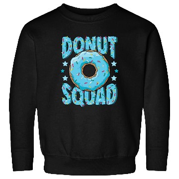 Discover Blue Donut Squad Sprinkles Donut Lover Matching Sweatshirts