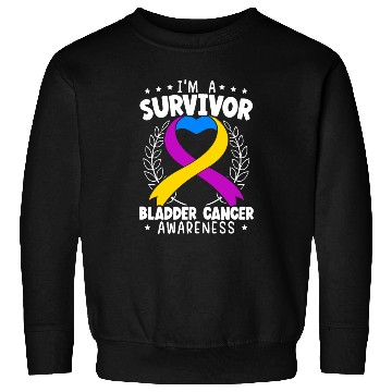 Discover Bladder Cancer Survivor Bladder Cancer Awareness Sweatshirts
