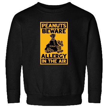 Discover Peanuts Beware Allergy In The Air Peanut Allergic Sweatshirts