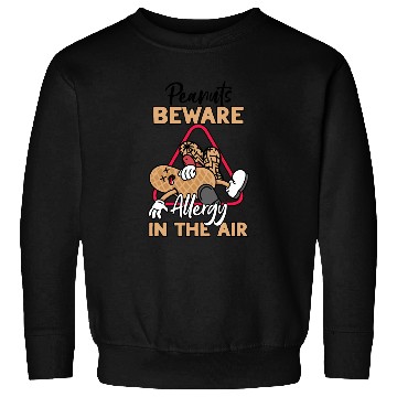 Discover Peanuts Beware Allergy In The Air Peanut Allergic Sweatshirts