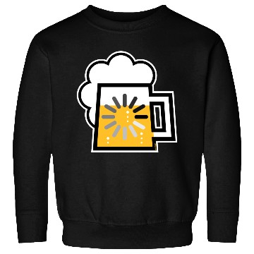 Discover Beer Loading (Drinking In Progress / Icon / |) Sweatshirts