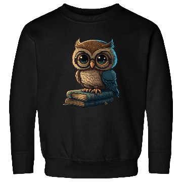 Discover Reading Owl And Books Sweatshirts
