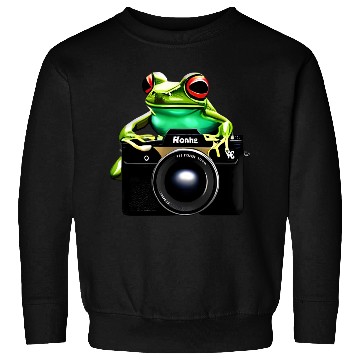 Discover Frog Photographer Sweatshirts