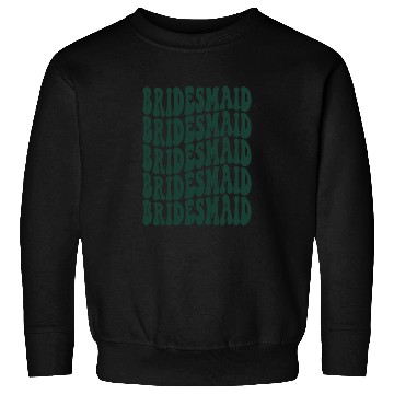Discover Bachelorette Party Bridesmaid Emerald Green Design Sweatshirts