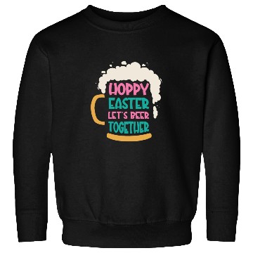 Discover Easter Bunnies Beer Drinking Holiday Rabbit Sweatshirts
