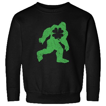 Discover St Patricks Day Bigfoot Irish Sasqautch Sweatshirts