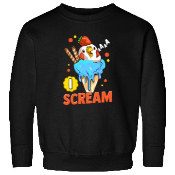 Discover Budgie Bird Icecream Sweatshirts