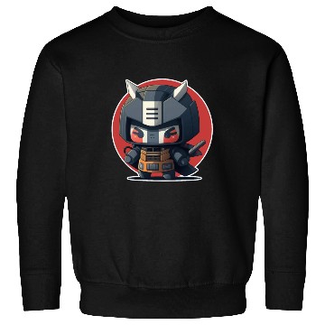 Discover Ninja warrior mech robot kawaii illustration Sweatshirts