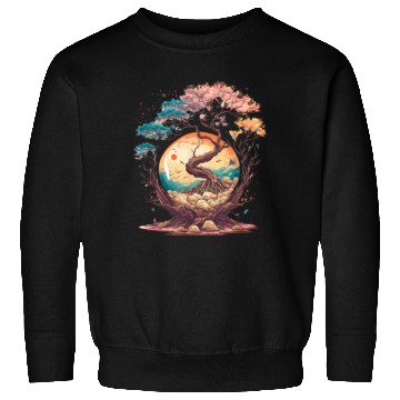 Discover Japanese tree of life cherry blossom flowers Japan Sweatshirts
