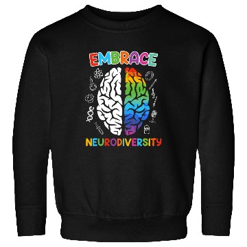Discover Autism Embrace Neurodiversity Autistics Sweatshirts
